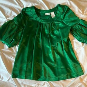 Worthington Green Blouse